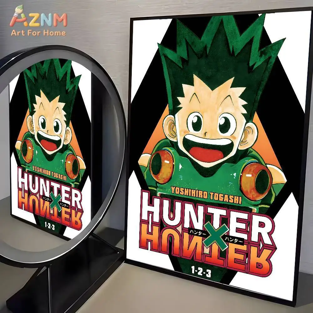 1pc AZMNHot Japan Anime Hunter X Hunter poster art HD canvas advanced aesthetic Printing Paper Wall Art for Room Home Decor image 6