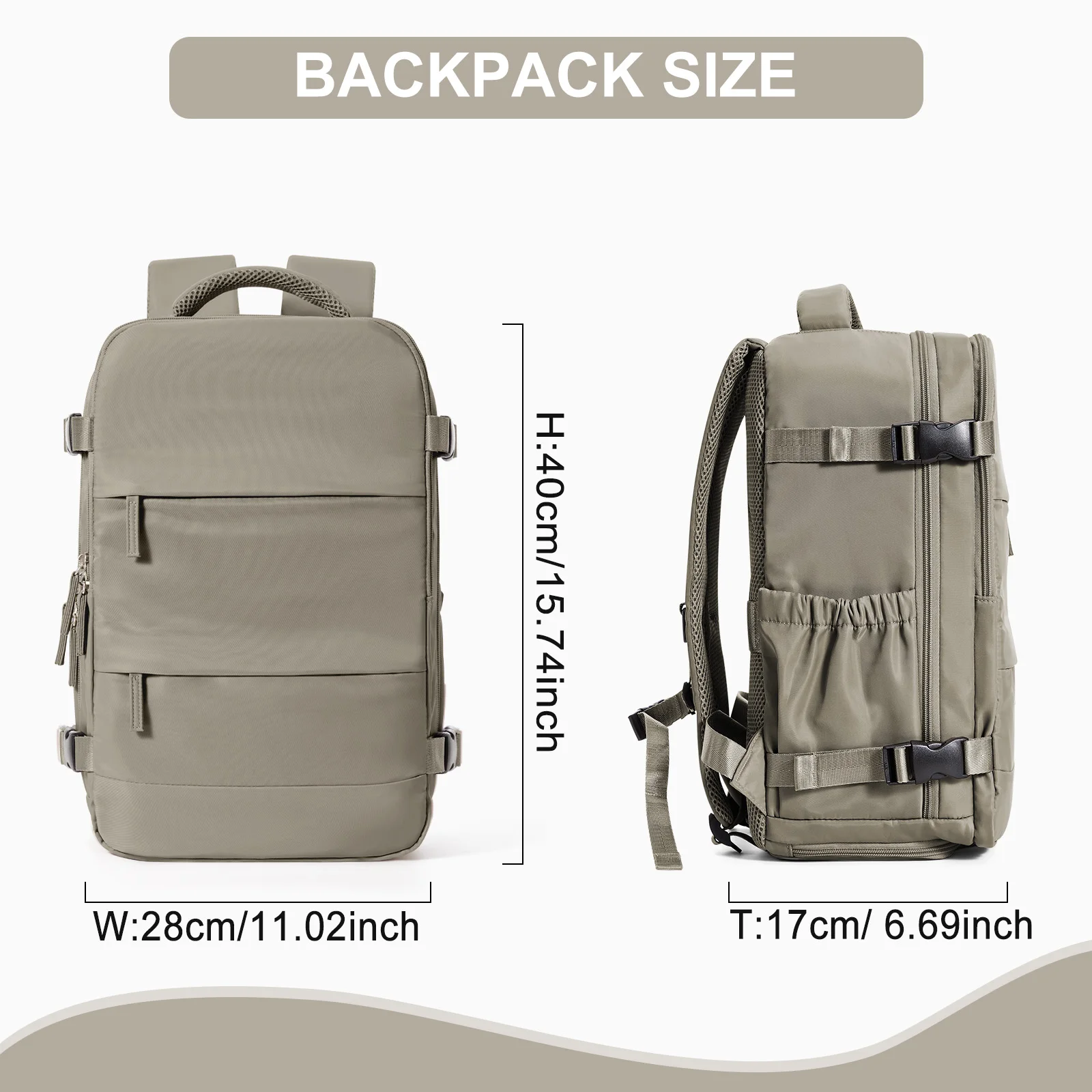 Backpack Travel 40x20x25 Ryanair Fashion Laptop Bag Women Waterproof backpack Cabin Bag Carry ons Notebook Backpack School Bag