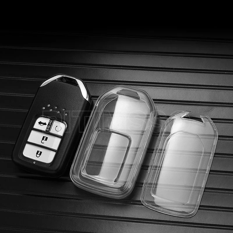 New Soft TPU Car Remote Key Case Cover Shell Fob for Honda Vezel City Civic Jazz BRV BR-V HRV Protector Car Accessories