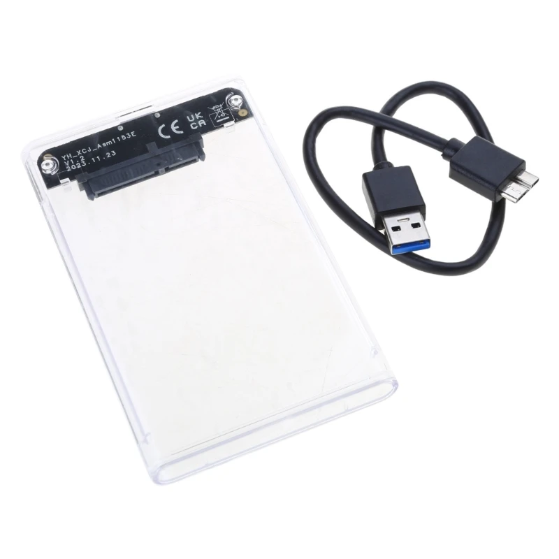 2.5inch Hard Enclosure USB3.0 to SATA3.0 Adapters Supports SSD & HDD 9.5mm 7mm Externals Hard Enclosure