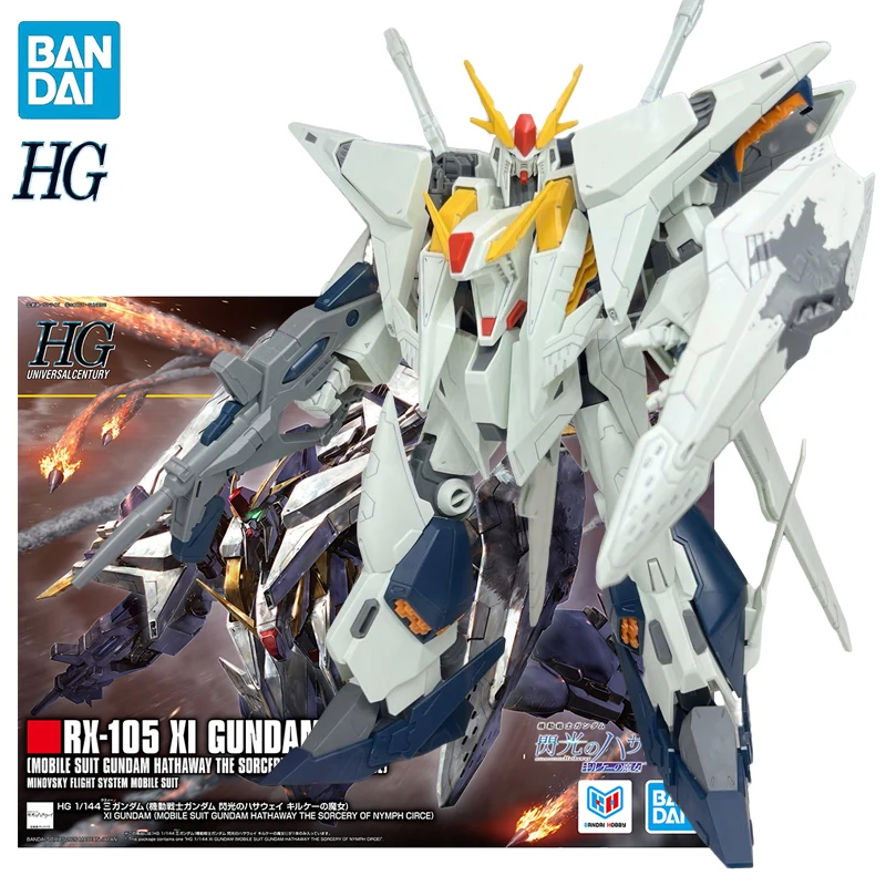 

BANDAI HG 1/144 Мобильный костюм Гандам Хэтэуэй: Волшебство Нимфы Цирцеи ‌ Сборная модель RX-105 Xi GUNDAM: Аниме-фигурка для сборки