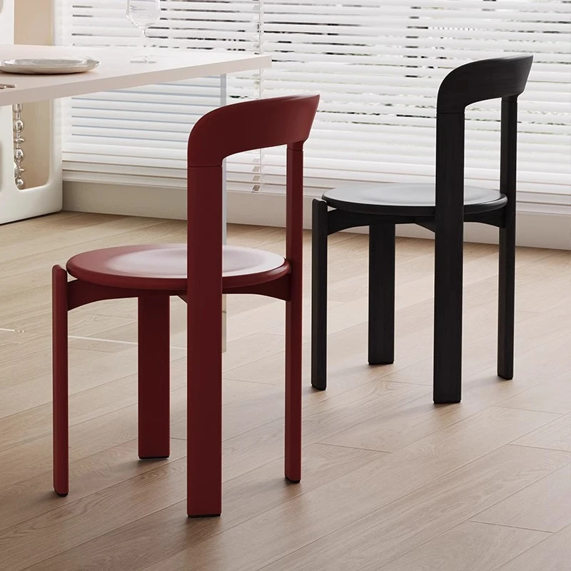 유행 내구성 단단한 나무 식사 의자 복고풍 홈 라이트 럭셔리 중고 등받이 의자 Escabroso 다이닝 룸 가구