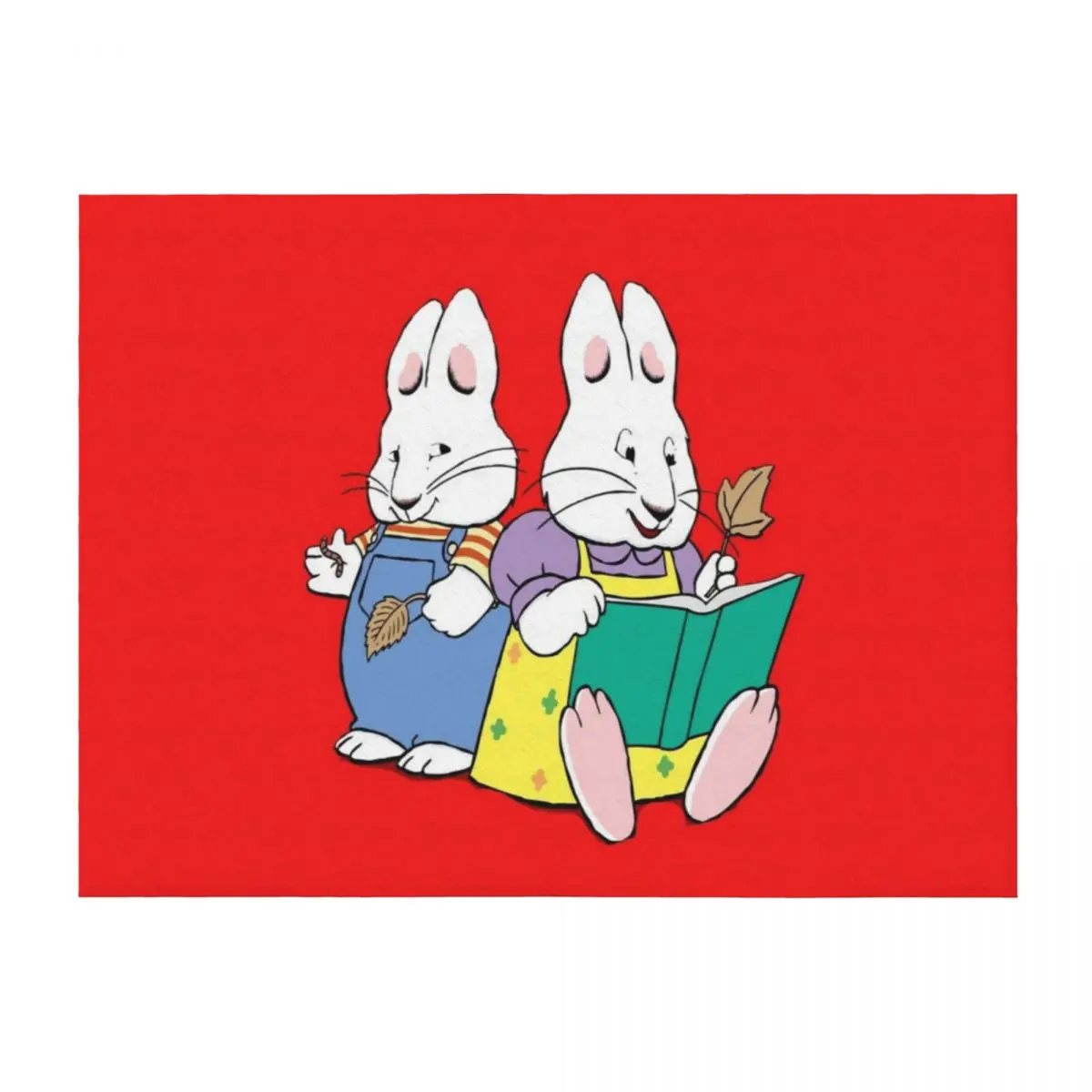 

Max and Ruby Throw Blanket Weighted Summer Beddings Nap Personalized Gift Blankets