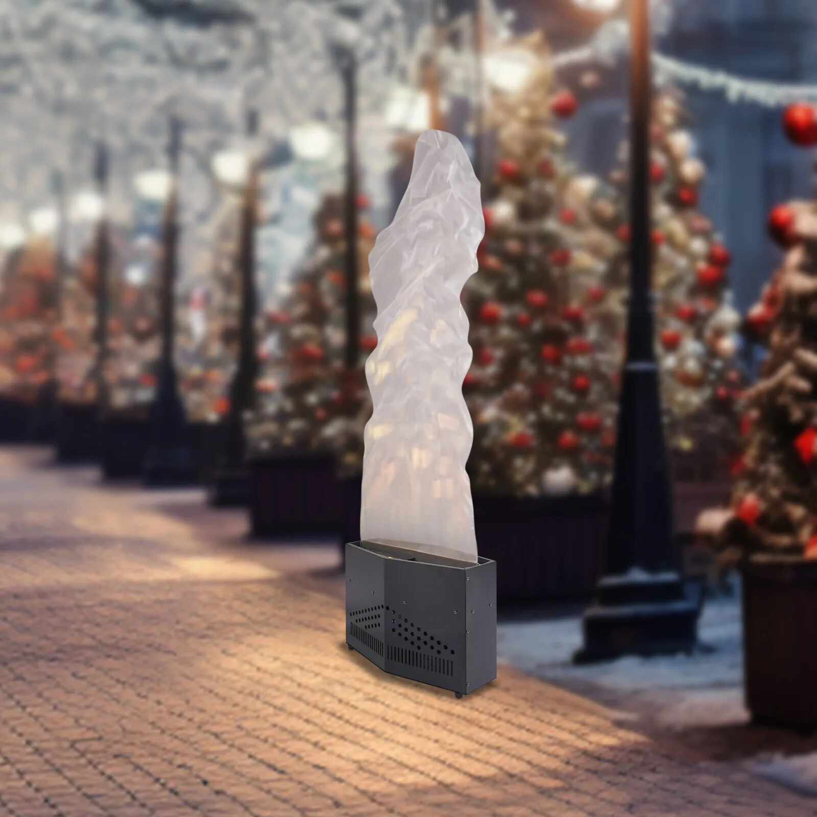 DMX512 RGBW ضوء لهب النار المزيف، مصباح تأثير المرحلة 130 وات مع 24 LED وجهاز تحكم عن بعد، لحفلات DJ وعيد الميلاد وعيد الميلاد