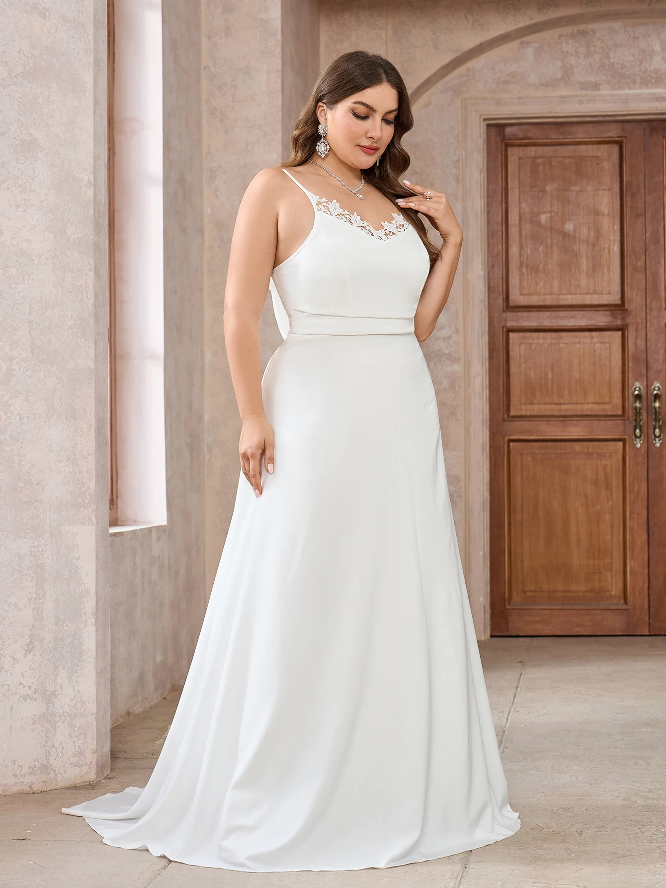 Women Wedding Bridesmaid Dresses Plus Size Fashion Solid Color Backless Halter Dress Temperament Elegant Long Party Dresses 2024