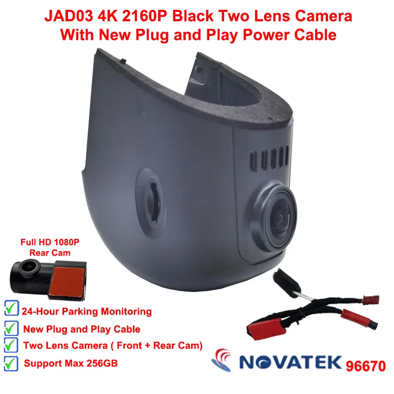 Plug En Play 4K 2K Auto Dvr Dashcam Voor Audi A3 A4 A5 A6 A7 A8 Q3 Q5 Q7 B4 B5 B6 B7 B8 B9 8V C5 C6 C7 8P 8V Rs Tt 2016 ~ 2023