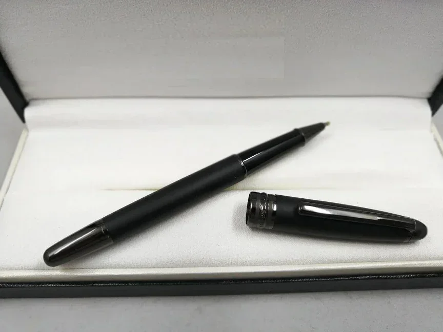 

Роскошная шариковая ручка высокого качества 316, металлическая ультрачерная, с зажимом, шариковая ручка-ролик, подарок