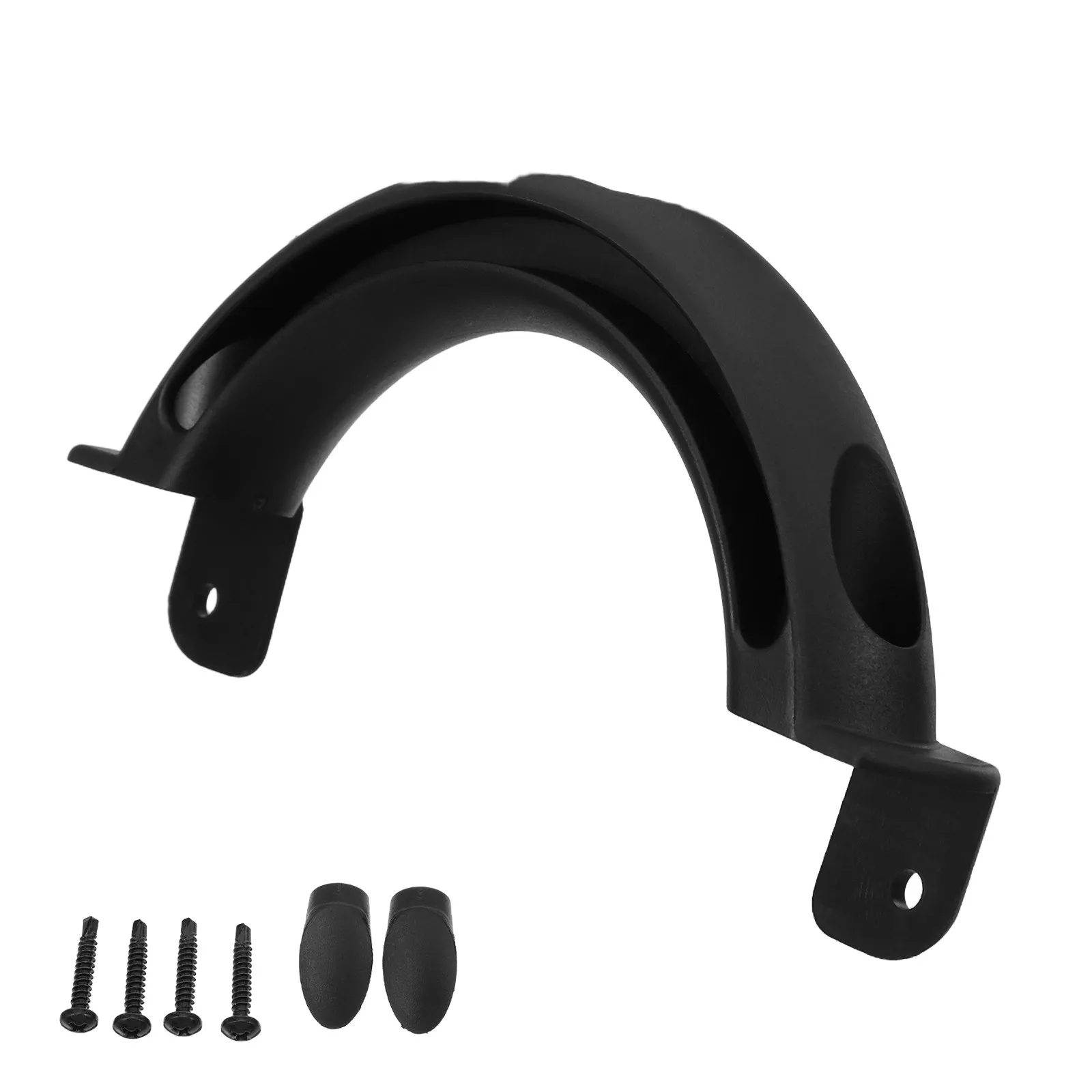 

Нейлоновая ручка для ворот 6.76x3.34x0.98 дюйма для уличных ограждений, дверей сараев, хозяйственных построек, гаражей, шкафов, прочная, нескользящая, универсальная