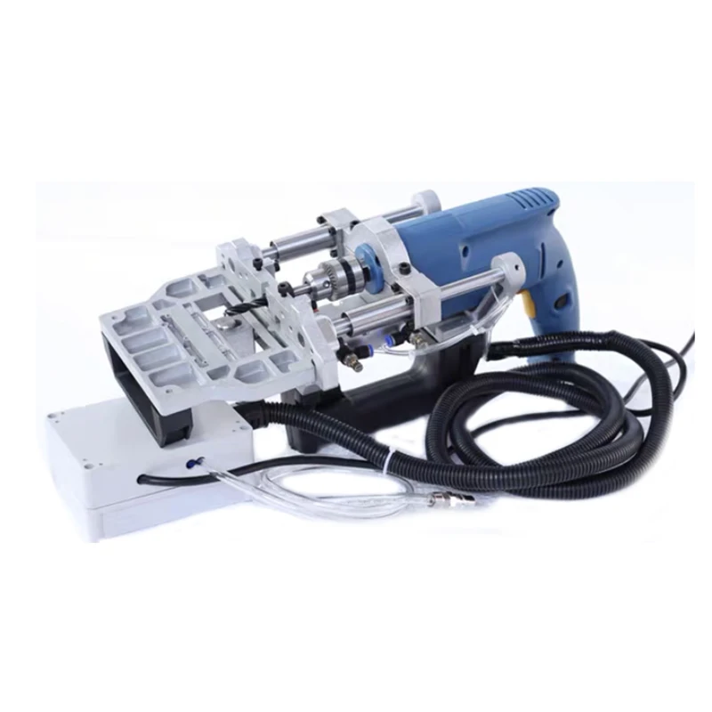 

Portable side hole horizontal drilling woodworking three-in-one punching machine oblique hole drilling CNC slotting machine