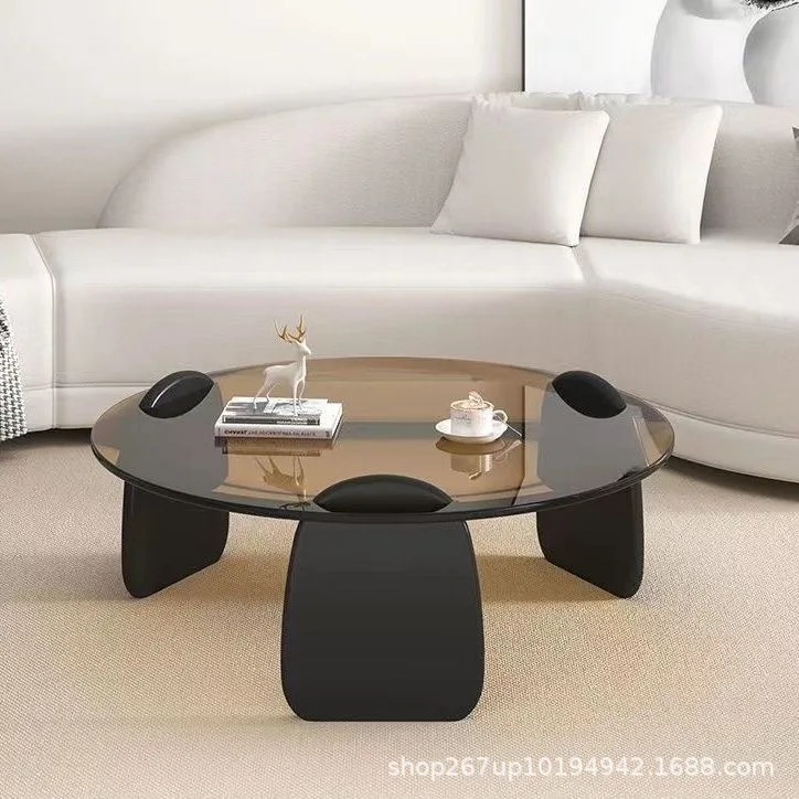 Glass coffee table generation simple creative combination living room balcony sofa coffee tea table household small apartment
