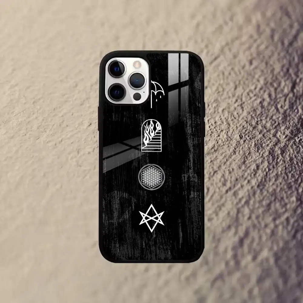 cool Bring Me The Horizons Phone Case For iPhone15,16,17,14,13,12,11 Plus,Pro Magnetic For  Wireless Charging