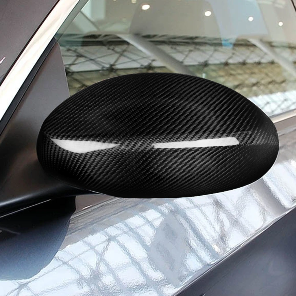 For BMW 3 Series E92 E93 M3 2007-2009 Real Dry Carbon Fiber Door Side Wing Rearview Mirror Cover Car Accessories Modification view 4