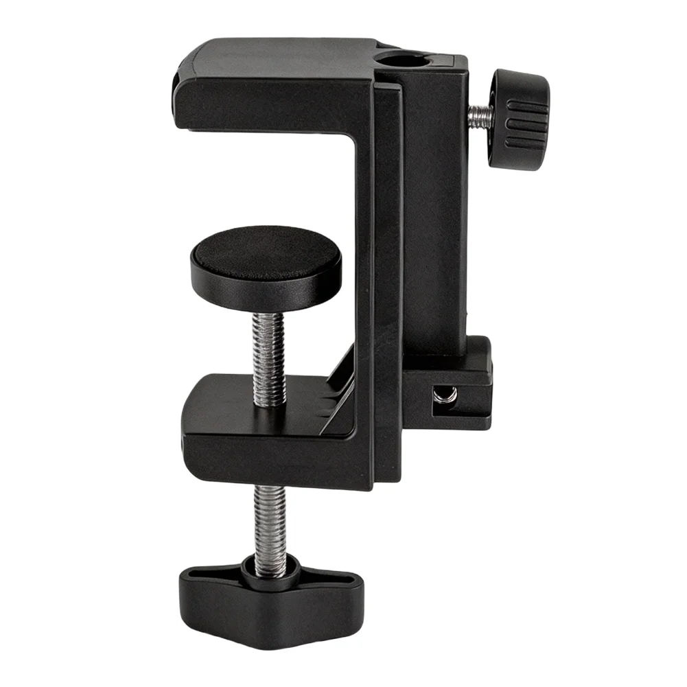 Live Streaming AS SHOWN I-shaped Desk Clip Microphone Mount Clip Reinforced Clamp Tool-free Installation Compact Lightweight