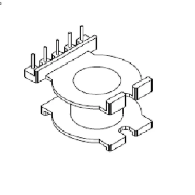 Muslimsoft core PC44 materiale e bobina verticale 5 + 0 pin 5 set/lotto