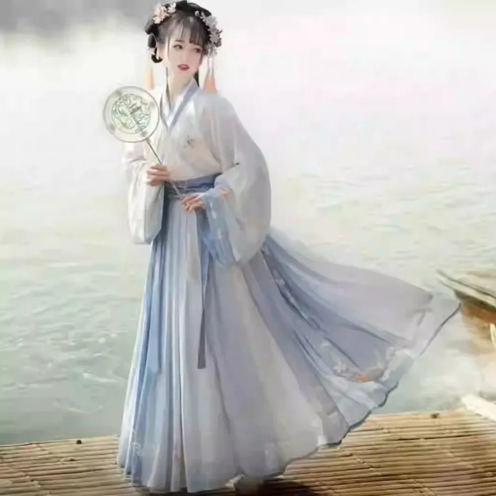 

Hanfu Chinese Traditional Dress Cosplay Costumes Ethnic Style Women Clothing Party Show Stage Fashion Clothes Fairy Dress