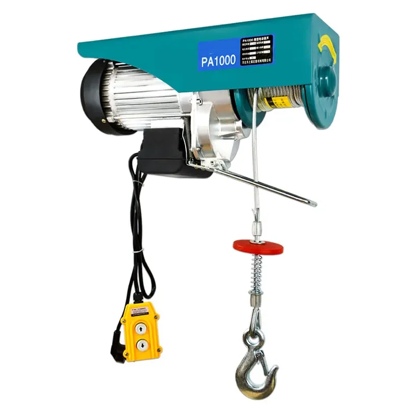 PA1500 PA1200 Micro electric hoist 220V household1 ton hoist small crane hoist