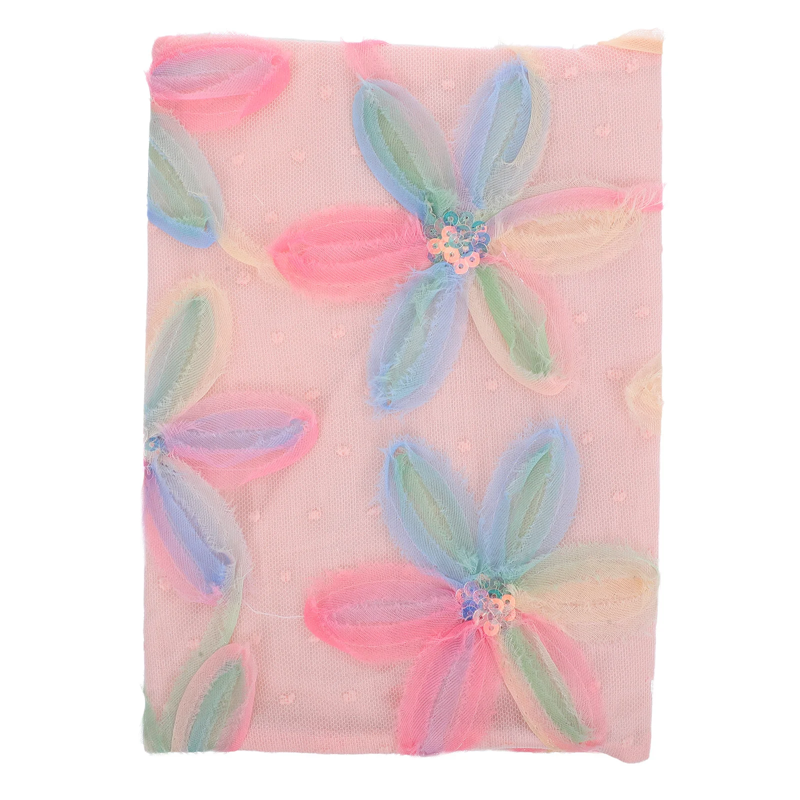 

A5 Notebook Cover Flower Pattern Scratch-Proof Wear-Resistant Fabric Protector For Students Exercise Book Diary Covers Reusable
