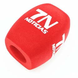 Personalised Logo for Flocked Mic Foam Windscreen Square Windshields fit for Sennheiser Handheld Handheld Dynamic Microphones
