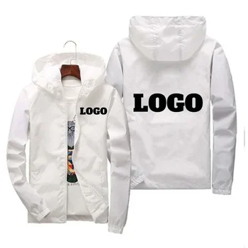 Customized Name: Autumn Jacket, Men's Waterproof Windbreaker, Casual Clothing, Plus Size 7Xl, Black Outdoor Sportswear 5