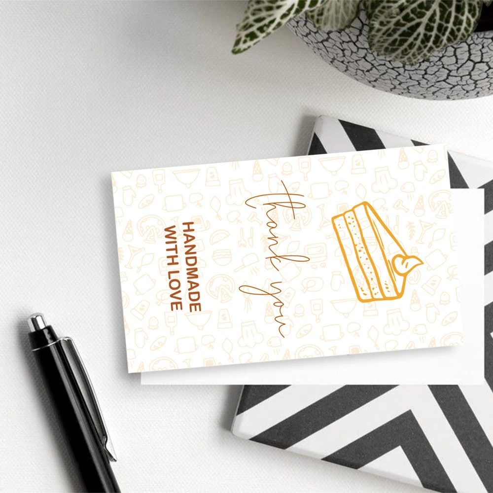 Бизнес-товары Печать визитных карточек Спасибо Рождественская подарочная упаковка X105