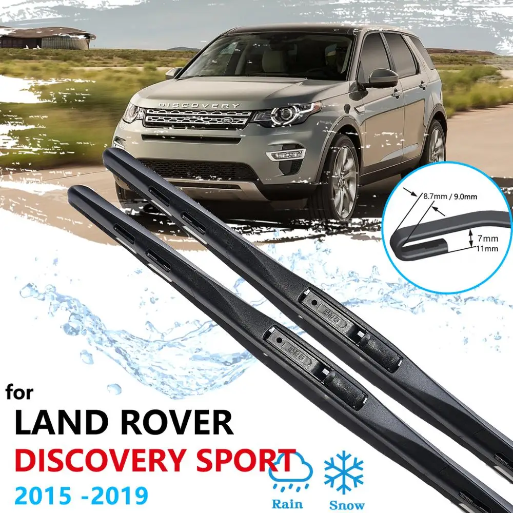 

Автомобильные щетки стеклоочистителя для Land Rover Discovery Sport 2015 2016 2017 2018 2019 аксессуары для мойки лобового стекла J-Hook