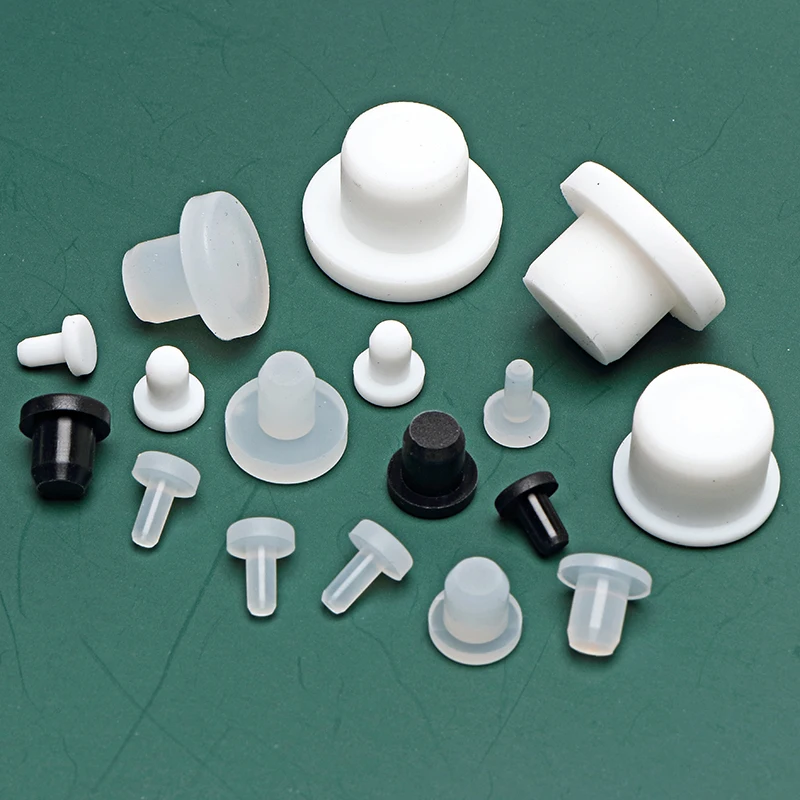 Rubber Plug Silicone Stopper Shield Plugs Cap Joint Low Temperature Resistance Ring Dust Washer 4mm5mm6mm8mm9mm10mm12mm14mm16mm