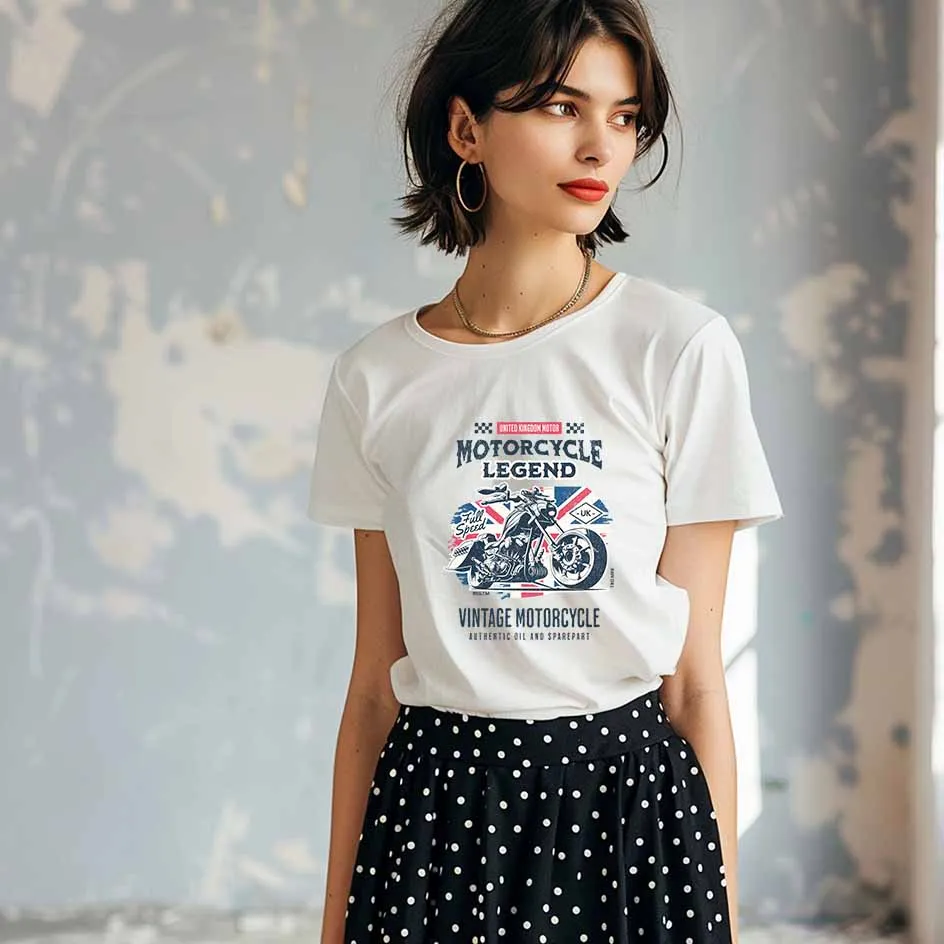 Motocross Jumping Rider Print King of the Road Biker Illustration Iron-on Transfers for Clothing DIY Decoration