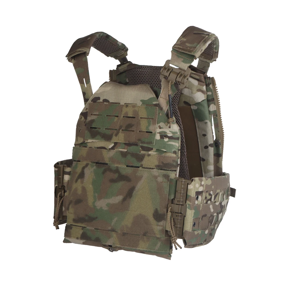 LV-120 Tactical Plate Carrier SS Style Modular MOLLE Vest with Quick Release Reactive Cummerbund Hunting Airsoft Training Gear