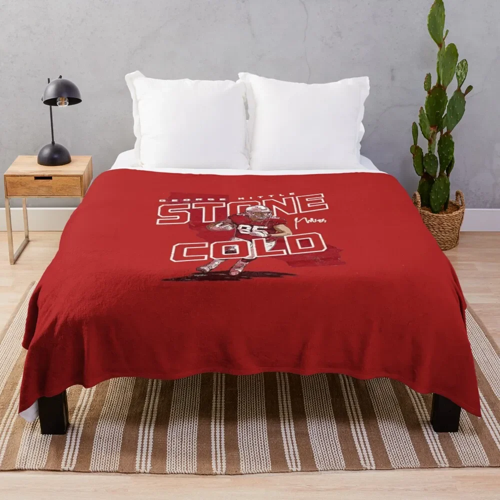 George Kittle stone cold Throw Blanket Baby decorative Loose sofa bed Blankets