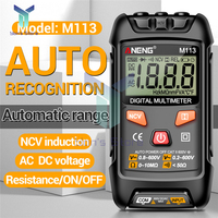 1Pcs ANENG M113 Automatic Professional Digital Multimeter 1999 Counts Auto AC/DC Votage Tester Ohm Current Ammeter Detector Tool