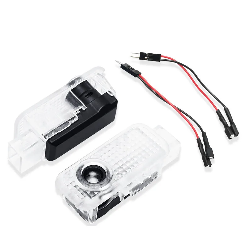 2pcs HD Led Welcome Light Car Door Projector Lamps Car Accessories for Audi A1 A3 8P 8V A4 A5 A6 A7 A8 Q3 Q5 Q7 Q8 Sline TT