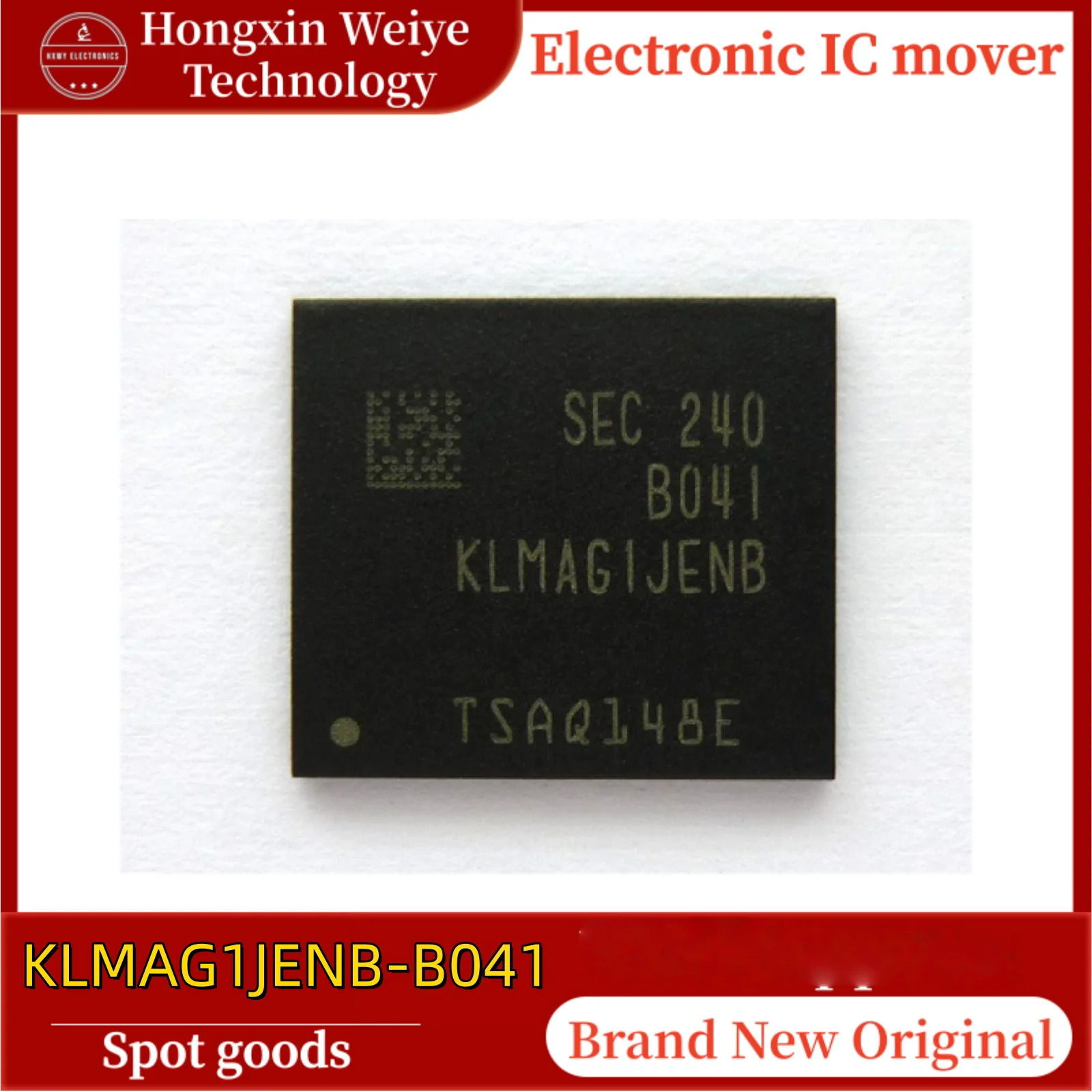 

2/10 шт. KLMAG1JENB-B041 BGA153 чип памяти EMMC, новый, в наличии