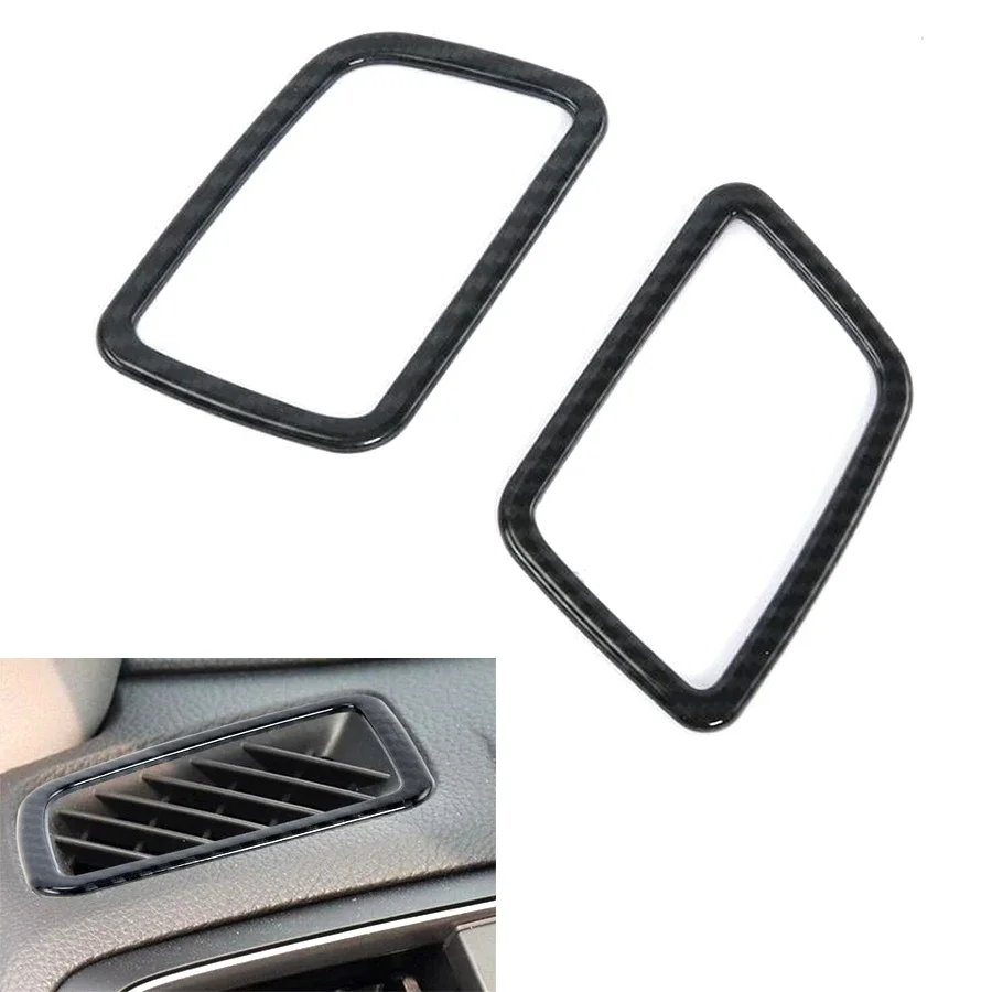 

2Pcs/set Car Front Dashboard Upper Air Outlet Vent Frame Trim Sticker Styling For Honda CRV CR-V 2017 2018 Car-covers