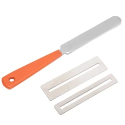 Stainless Steel Guitar Fret Files with Protective Gasket Guitar Grinding Tool Guitar Repairing & Luthier Tool Durable