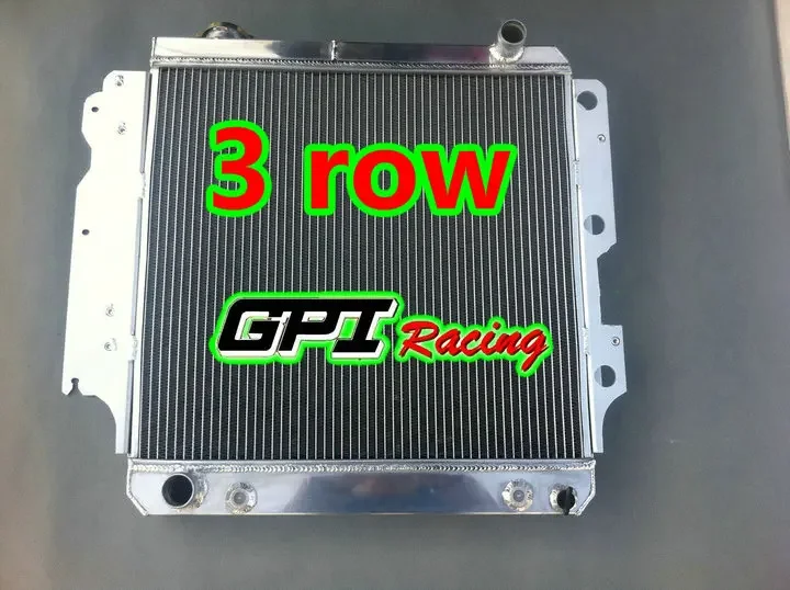 3ROW مشعاع ألومنيوم 1987-2006 لسيارة جيب رانجلر YJ/TJ/LJ 2.4L-4.2L 00 99 98 97 96 نظام تبريد عالي الكفاءة متين