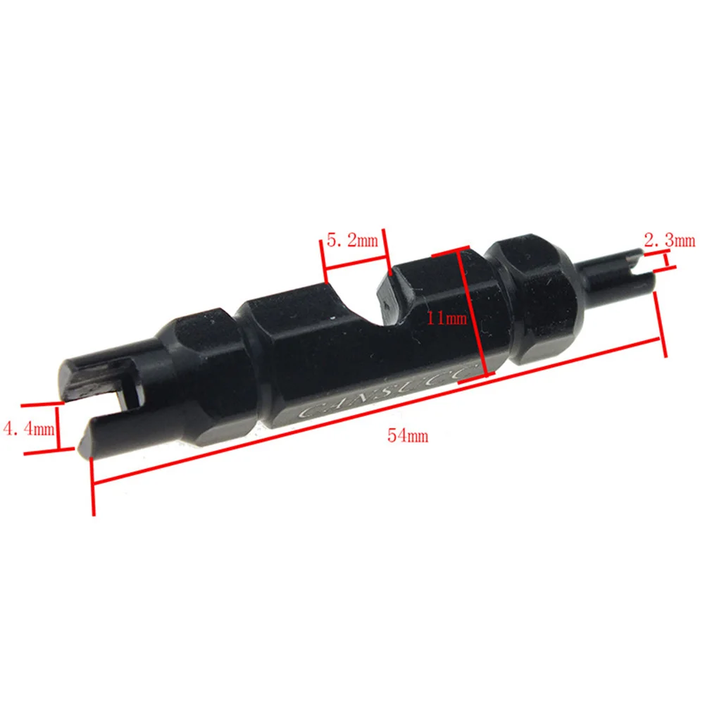 1pcs 54mm Bike Gas Nozzle Disassembly Tool Valve Core Remover Tool For Bicycle Maintenance Multifunctional Repair Extension Set