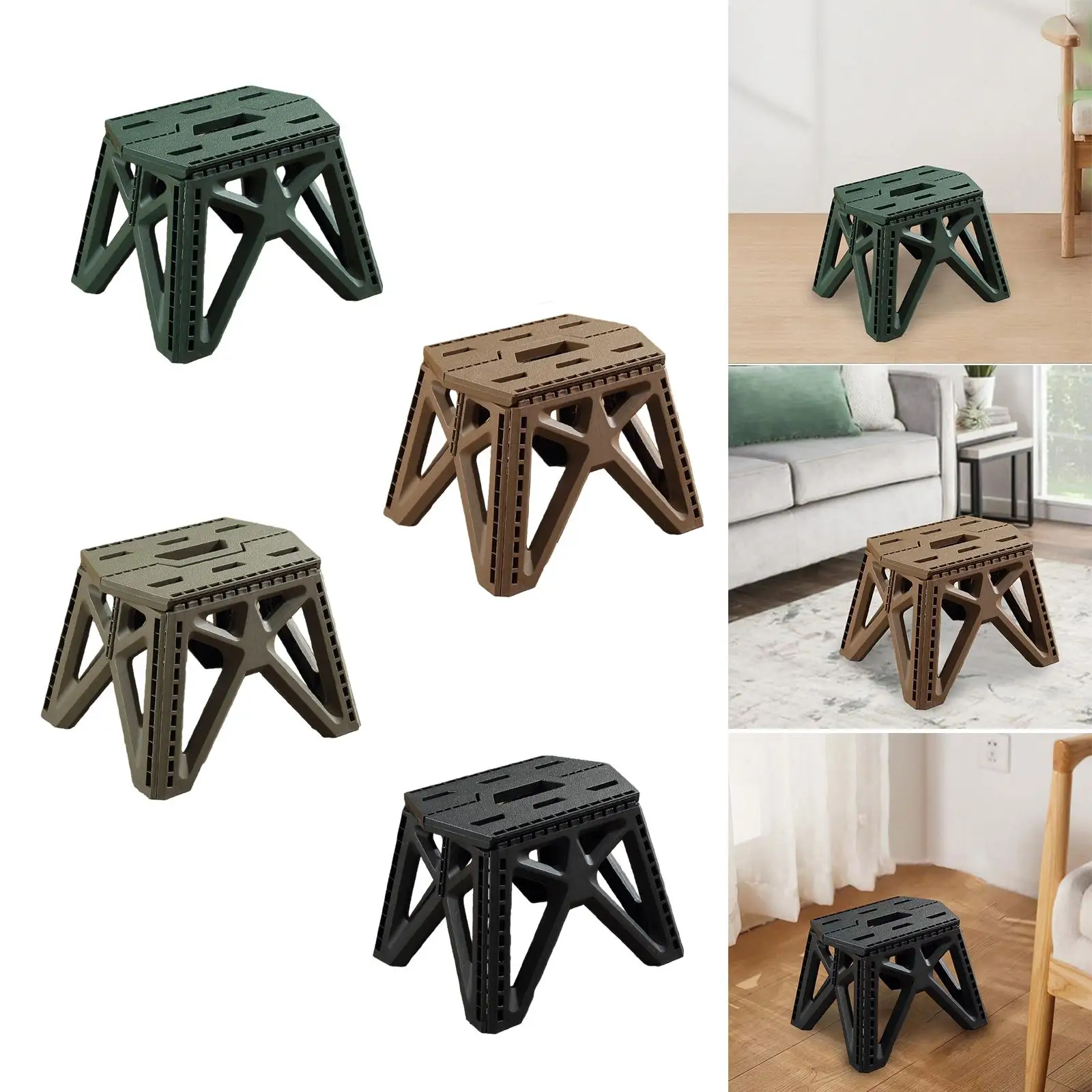 Sgabello da campeggio pieghevole Sedia portatile compatta pieghevole Sgabello pieghevole da esterno Sgabello da campeggio per barbecue Cortile Patio Escursionismo Picnic