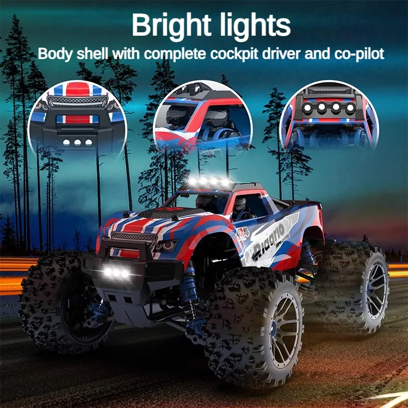 RLAARLO Car 1/18 021 Remote Control Climbing Car High-speed Drift Racing Electric Remote Control Off-road Car Boy Toy