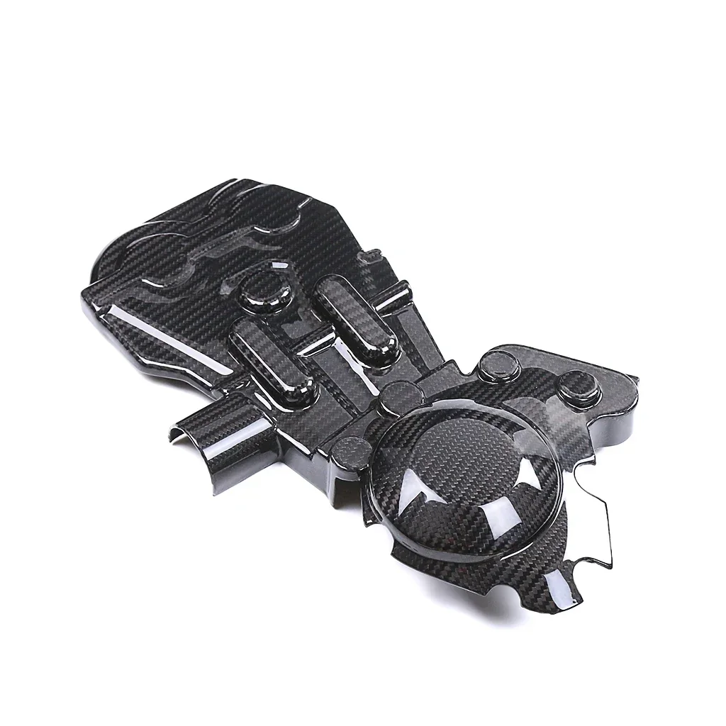 For Yamaha MT 09 MT09 MT-09 2017 2018 2019 2020 100% Carbon Fiber Engine Cover Protector Fairng Motorcycle Accessories