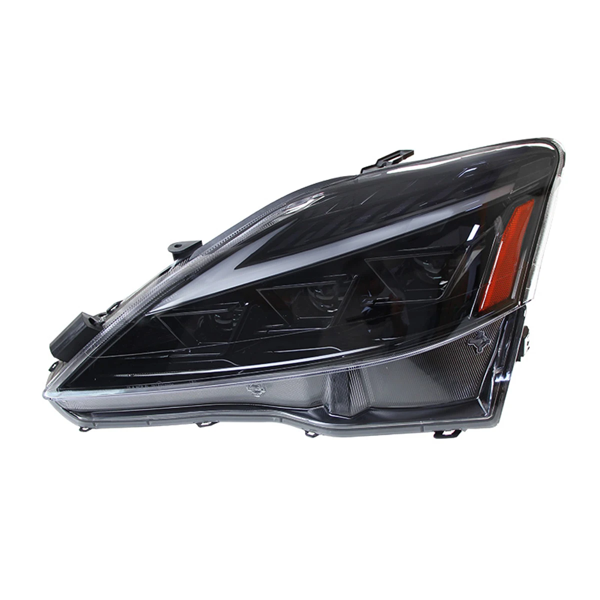 

New design LED headlight for Lexus IS 2006-2012 modified 2021 model 3-lens headlamp plug and play