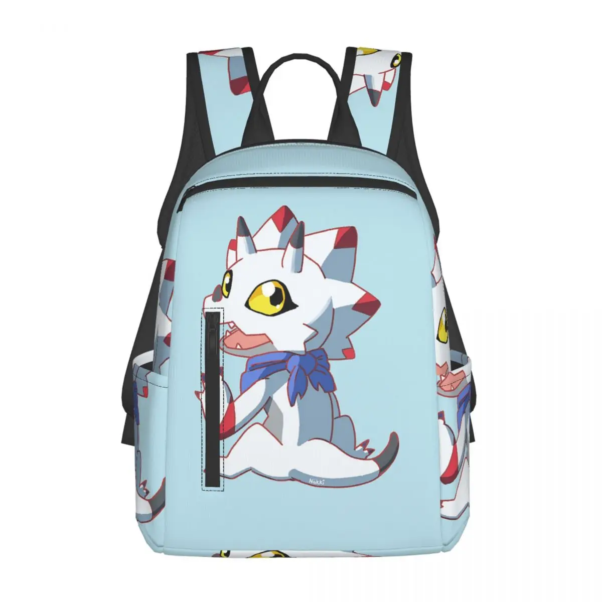 

Рюкзак Gammamon Digimon, вместительный детский рюкзак, школьная сумка, сумки на плечо для мужчин и женщин