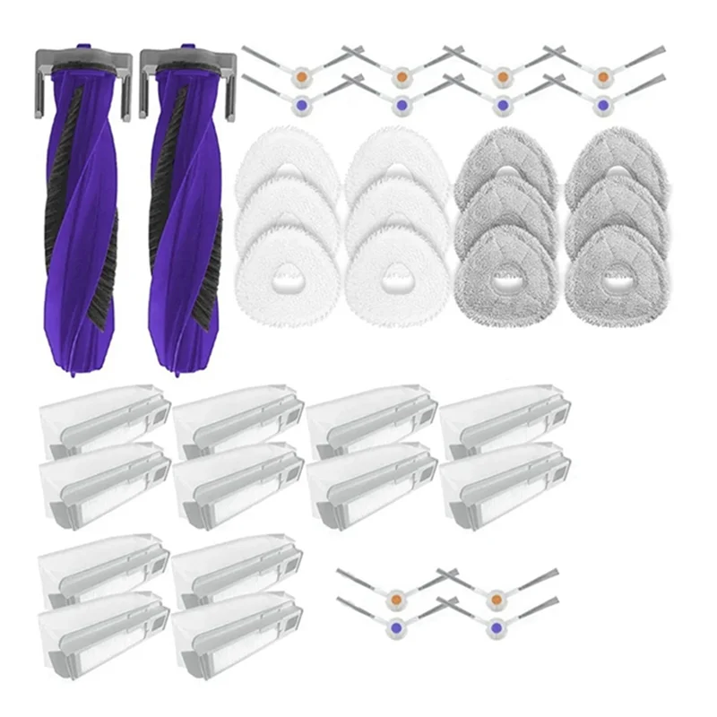 

For Narwal Freo X Ultra Replacement Parts Accessories Main Side Brush Hepa Filter Mop Cloth Dust Bag-LICG