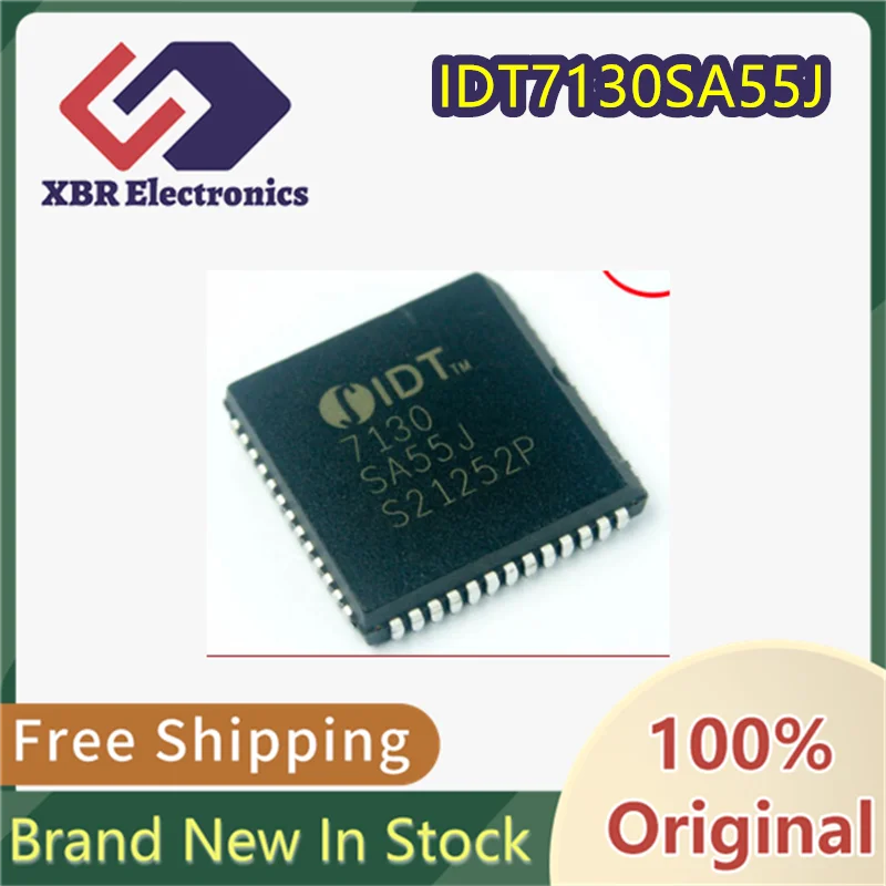 (8/20 pieces) IDT7130SA55J 7130SA55J IDT7130 PLCC-52 Memory, Brand New Original Products, In Stock, Fast Shipping