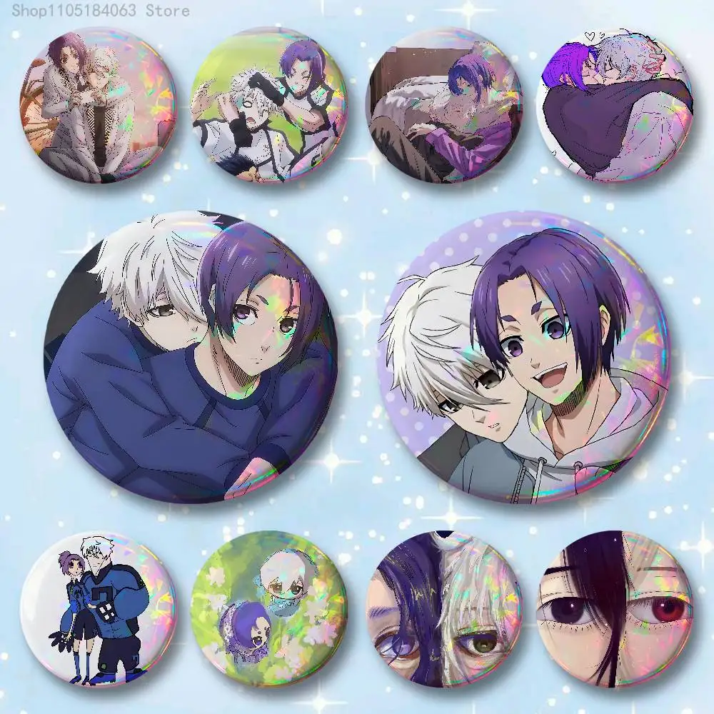 

Seishiro Nagi NagiReo Custom Badges 75mm 44mm 25mm Brooch Backpack Hat Enamel Pins Accessories Toys Gifts