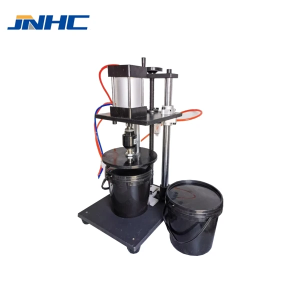 Plastic Big Bucket Lids Pressing Sealing Machines Barrel Capping Machine Oil Drum Paint Bucket Capping Machine 50-220MM