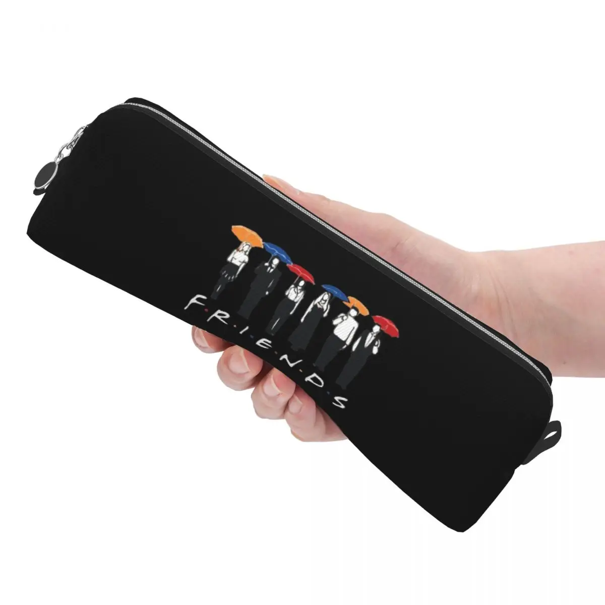 Lovely Friends-estuches para lápices de programa de televisión, estuche para lápices, bolígrafo, bolsa de almacenamiento grande para niños, regalos escolares para estudiantes, papelería