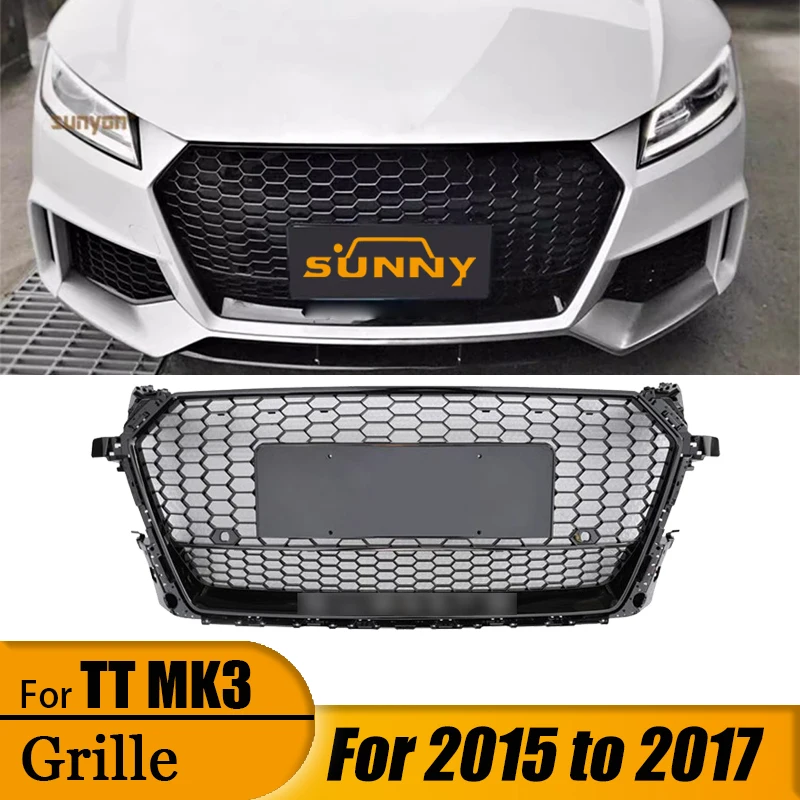 

For 2015-2017 For Audi TTRS bumper grille TT MK3 2016TTRS style center grille