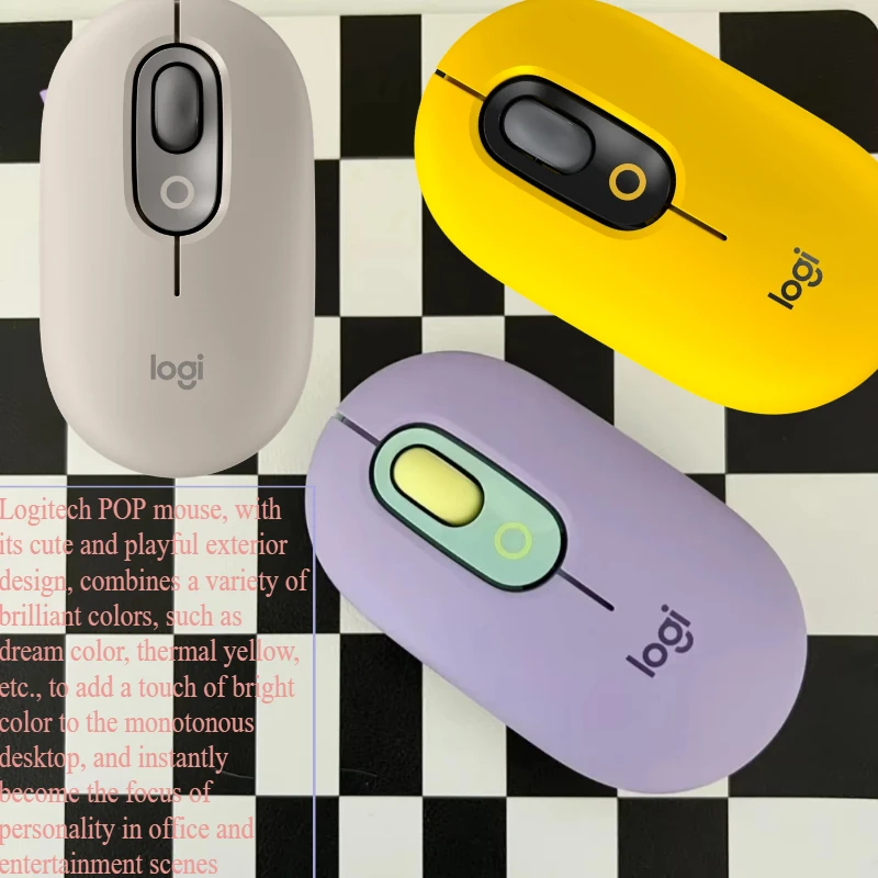 لوجيتك بو ماوس، بتصميم أنيق وخفيف الوزن، يصبح سطح مكتبًا مشرقًا ويظهر شخصيتك الفريدة من نوعها