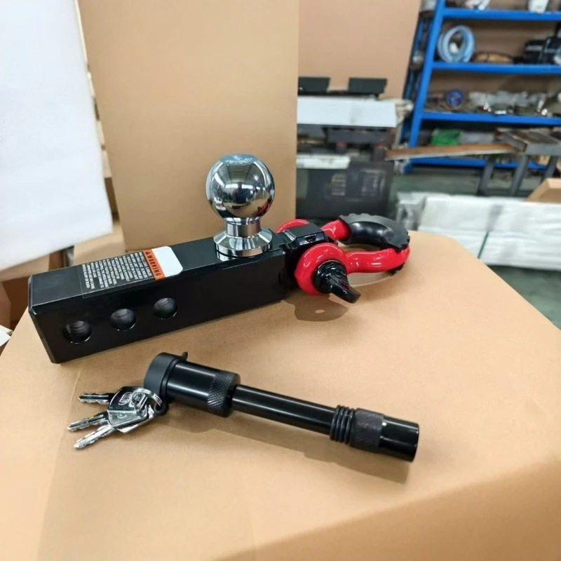 

Aluminum Alloy Trailer Ball Head Shackle Solid Hook Tow Bar Arm Traction Quick Plug Straight Retrofit