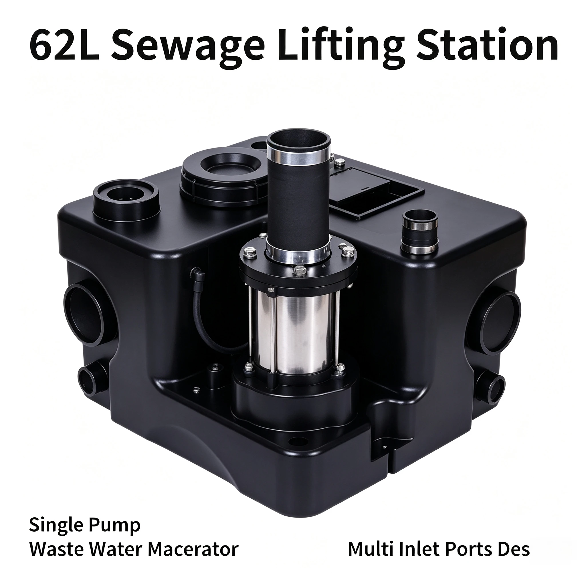 Integrated Sewage Lift Pump Kitchen Wastewater Lifting Station For Villa Basement Washing Machine Drainage